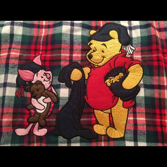 Disney Other - NWT Disney Winnie the Pooh Piglet Plaid NightShirt